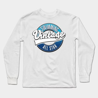 Swimming Vintage All Star logo Long Sleeve T-Shirt